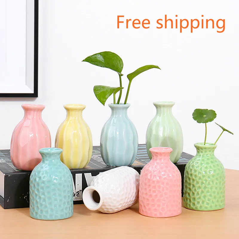 Креативная керамическая ваза Простая Офисная домашняя настольная декоративная