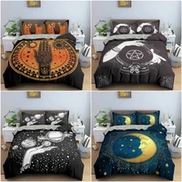 sun and moon tarot cards pattern duvet cover sets luxury bedding sets single twin full queen king size quilt cover home textiles