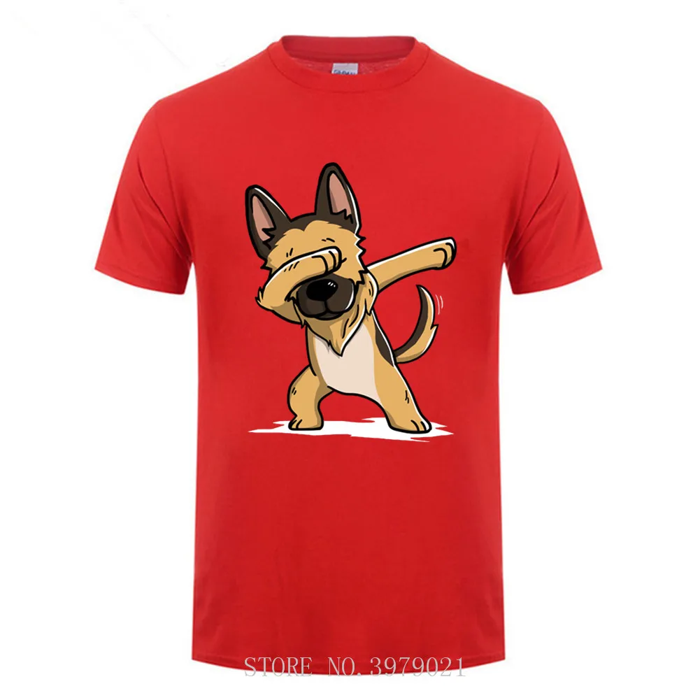Пособия по немецкому языку Shepherd футболка Мопс вытирая забавные Camiseta унисекс 100%