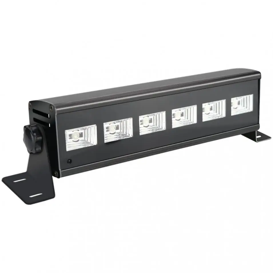 6 светодиодный 18 Вт пульт дистанционного управления УФ фиолетовый черный свет с