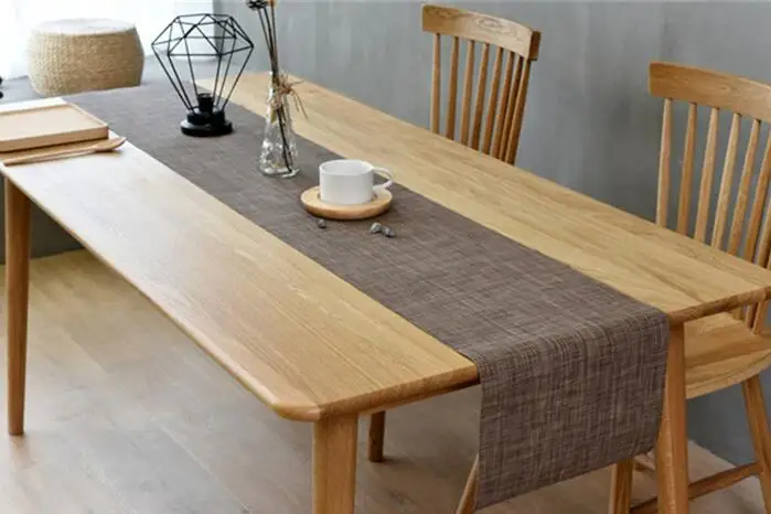 

PVC Table Runner Wipe Clean Heat Resistant Table Runner Dining Table Runner Non-slip Washable Runner Tailorable