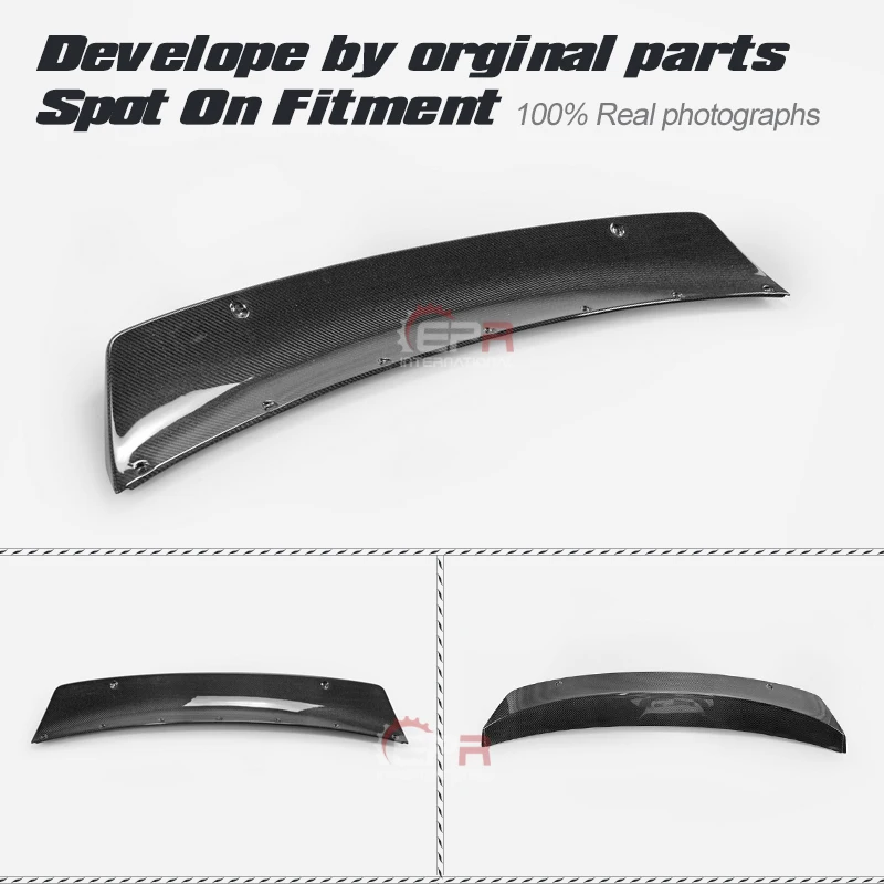 

Carbon Wing Lip For BMW E92 M3 PD Style Wide Body Carbon Fiber Rear Spoiler/Tail Body Kit Tuning Tirm For E92 M3 Racing Part