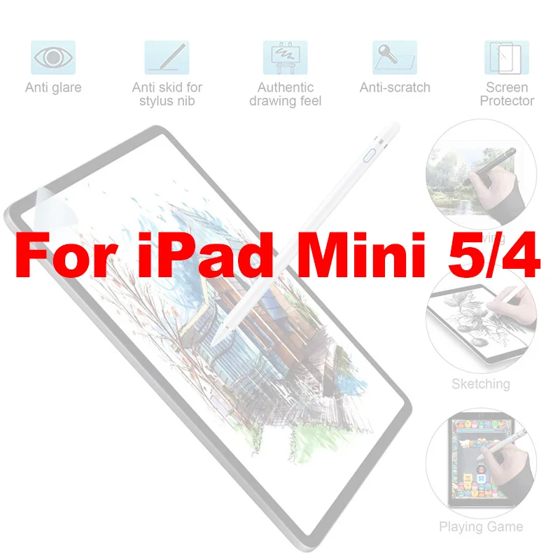 Для iPad 10,2 Pro 11 10,5 Mini 5/4 9,7 12,9 бумажная защитная пленка матовая ПЭТ Антибликовая Защитная пленка для рисования - Цвет: For iPad mini 4 5