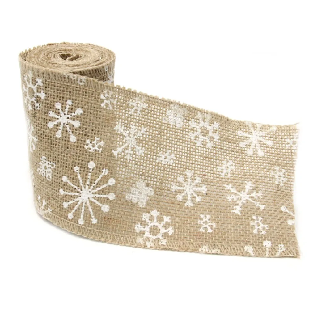 10x300 см льняной рулон DIY ручной Рождество Свадьба День Рождения вечерние