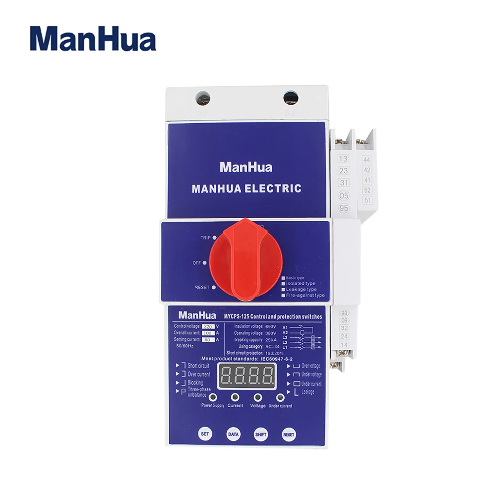 

ManHua 80A 50Hz 25kA MYCPS-125 Control and Protective Switching Device