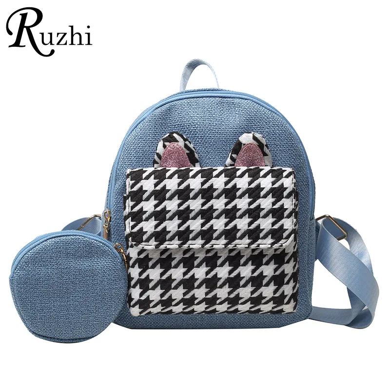 Designer Mini Backpacks 2021 Spring Backpack Women Luxury Versatile Houndstoot Bag Small Brandes Women Shoulders Bag For Girls