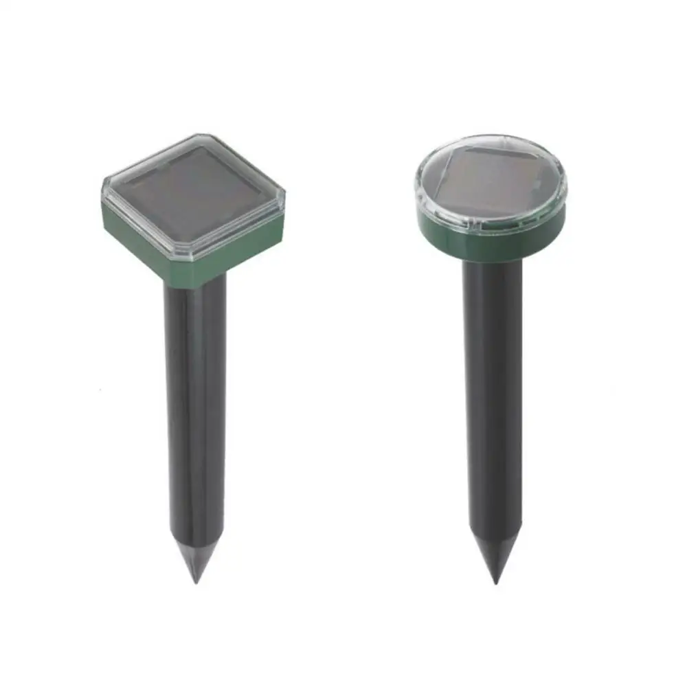 

2PCS Outdoor Garden Mole Repellent Solar Power Ultrasonic Mole Snake Bird Mosquito Mouse Ultrasonic Pest Repeller Control L1
