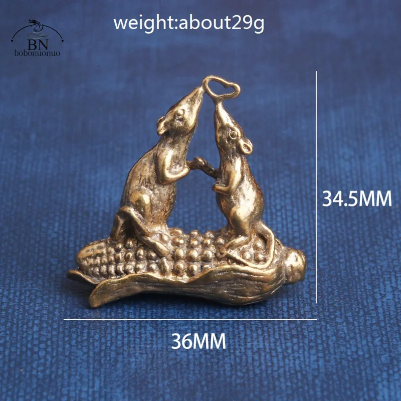 

Медные фигурки крыс богатства