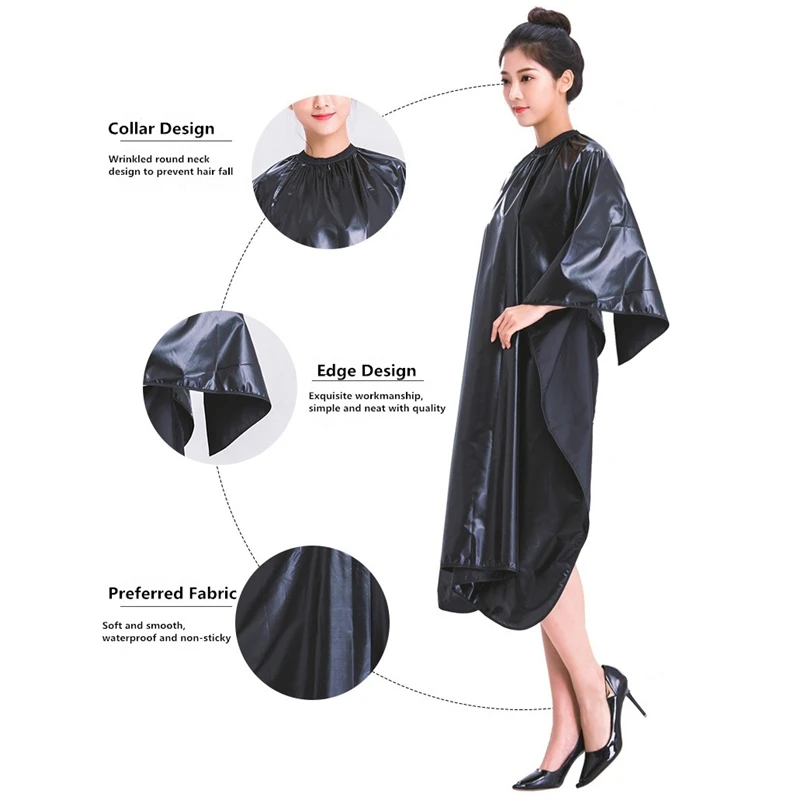 Профессиональная накидка для волос салона водонепроницаемая взрослых тканевые