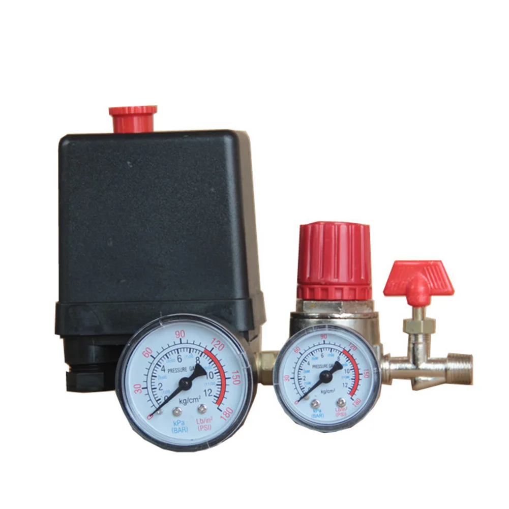 90-120PSI воздушный компрессор универсальный регулятор откачивающий насос практичный переключатель давления фитинги 4 порта с датчиками безопасности