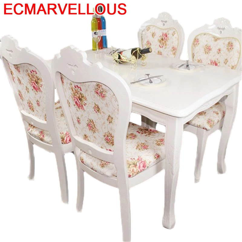 Набор комнаты A Langer Juego Comedor Eettafel Yemek Masasi Dinning Pliante Wood European Tablo Mesa De Jantar Bureau обеденный
