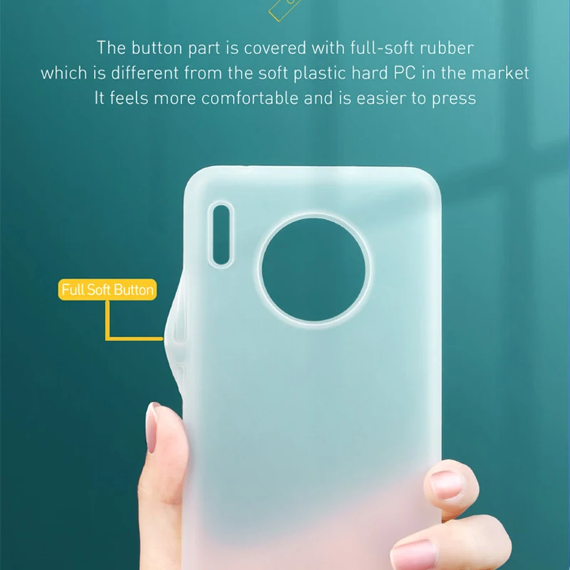 Baseus чехол для телефона для huawei mate 30 Pro 30Pro чехол Coque ультра тонкий противоударный мягкий силиконовый чехол для mate 30 Pro Fundas