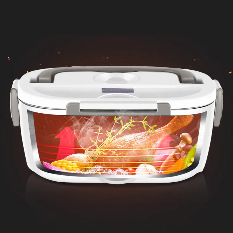 Детский Ланч-бокс Bento, 220 л, большая емкость, контейнер для еды с подогревом, портативная ручка, школьный, офисный Ланчбокс, столовая посуда