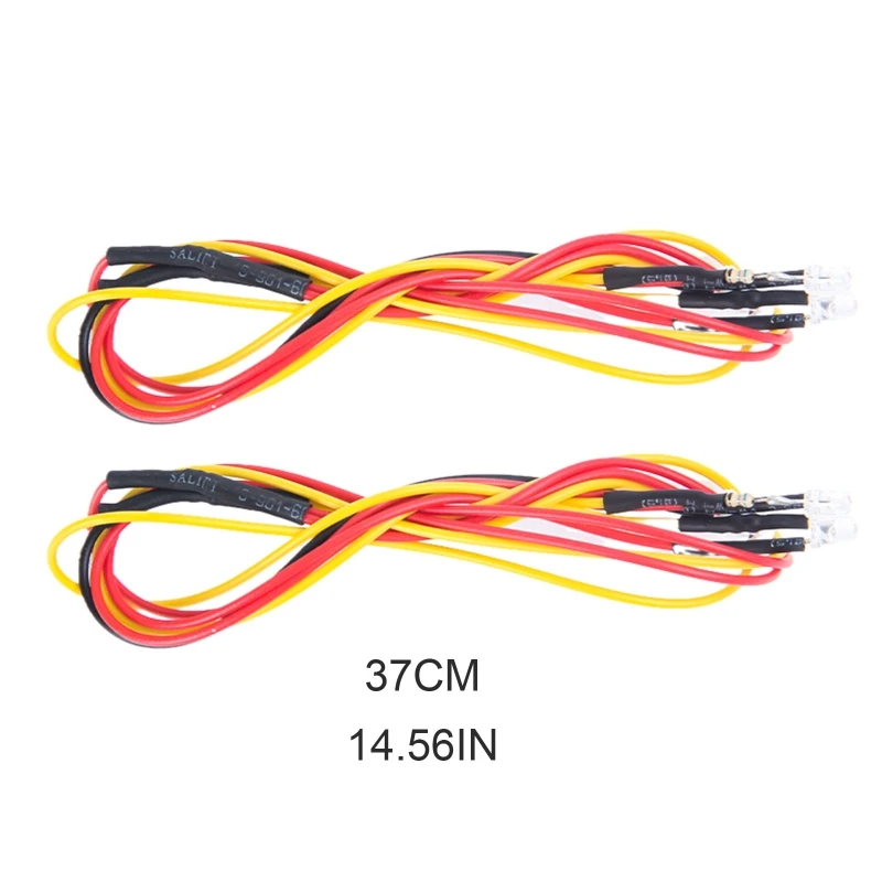 Remoter Control Car Spare Parts LED Steering Lighting with Durable Wire Replaceable Easy Fixed RC Accs for WPL Pickups D5QA | Игрушки и