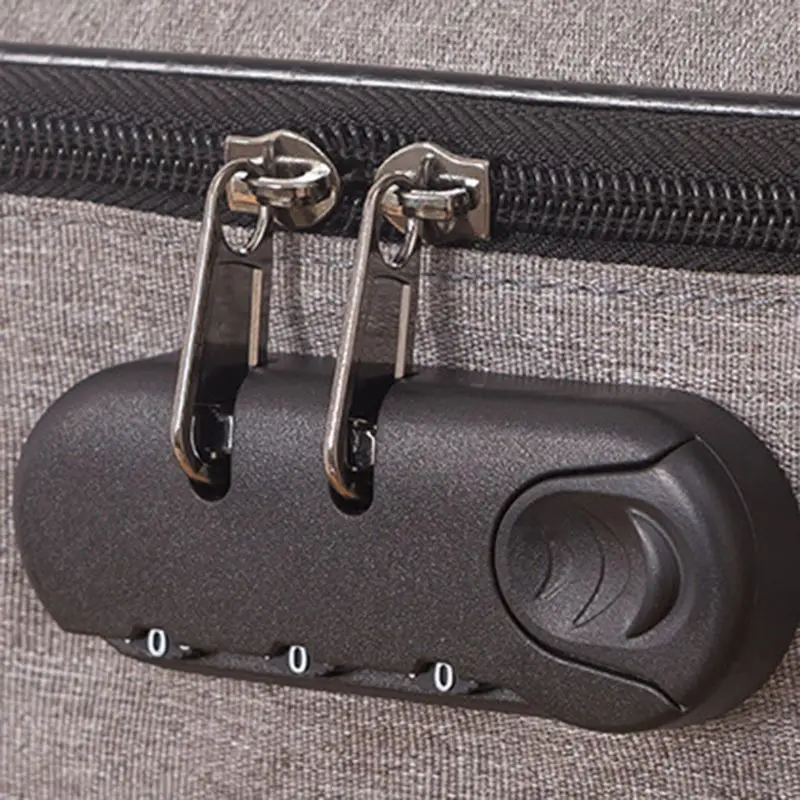 

Document Ticket Bag Waterproof 2 Layers Combination Lock For Home Travel
