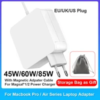 45w60w85w power supply adapter to magsaf 12 t tip l tip 100 240v charger for macbook pro air series laptop charging adapter