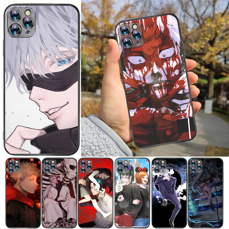 

Jujutsu Kaisen Yuji Itadori Sukuna Fushiguro Megumi Satoru Gojo Phone Case For iPhone 7 8 6 6S Plus Back Cover Coque Funda