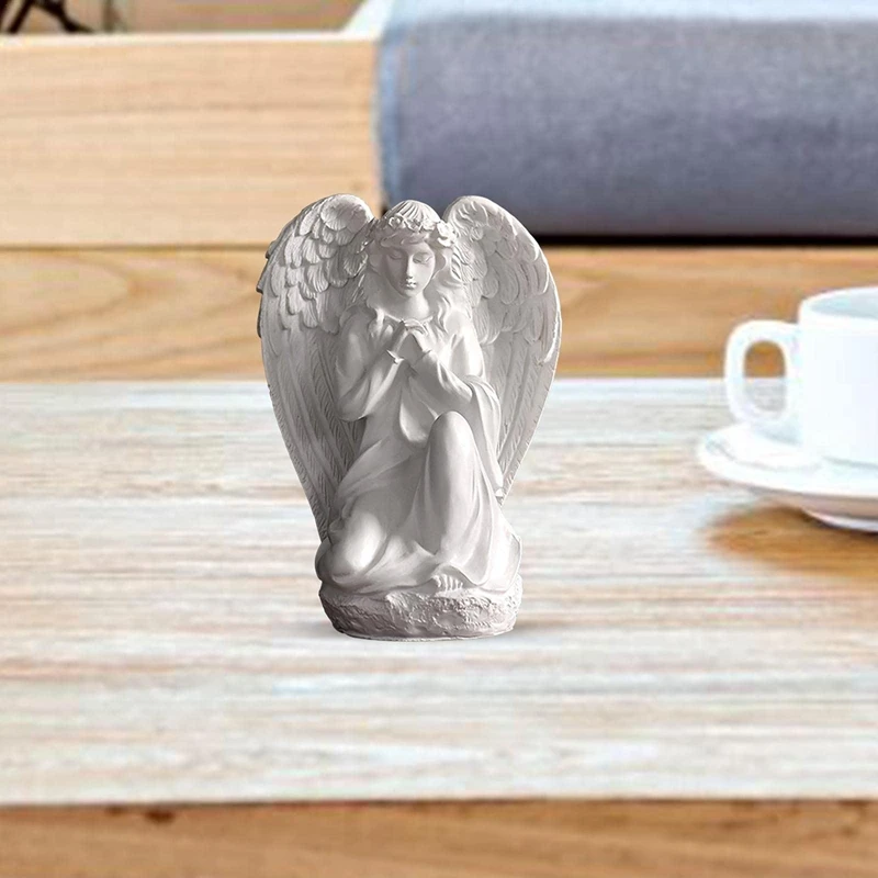 

Статуя Ангела-хранителя полка декор для гостиной спальни статуэтки молитва Cherub восхитительные статуи ангелов Подарки для женщин