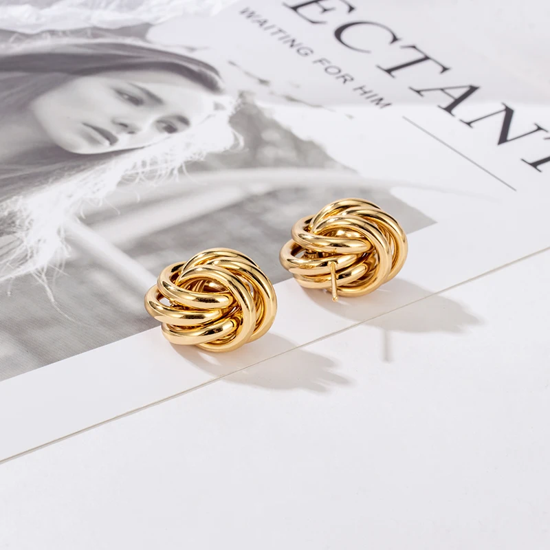 

Europe Style Metal Earrings Unusual Hiphop Pendant Earrings for Women Party Wedding Cute Jewelry Hanging Small earring Wholesale