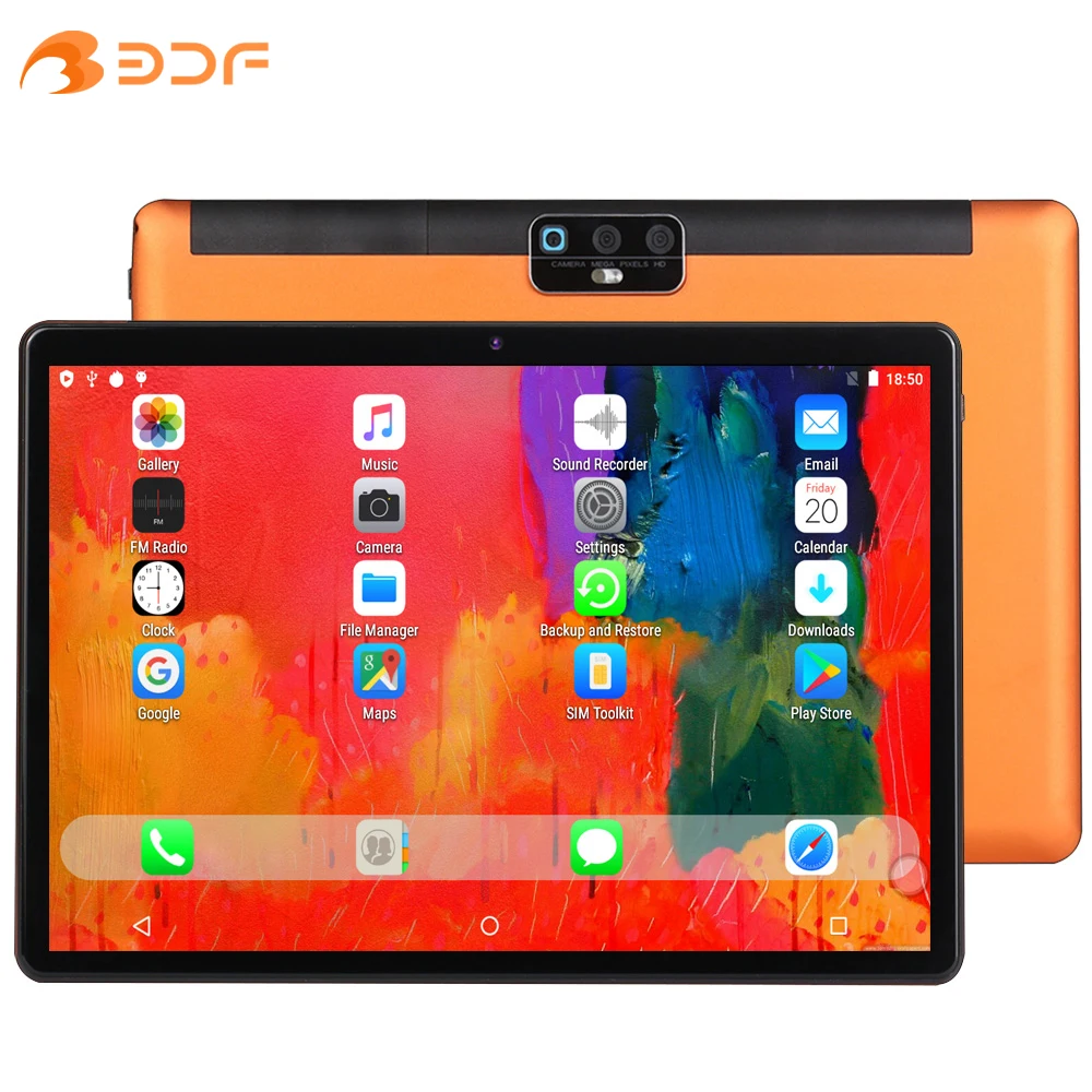 New H1 Pro 10.1 Inch Tablet Pc Quad Core 2GB RAM 32GB ROM Android 9.0 OS Google Play 3G Phone Call WiFi Bluetooth GPS Tablets