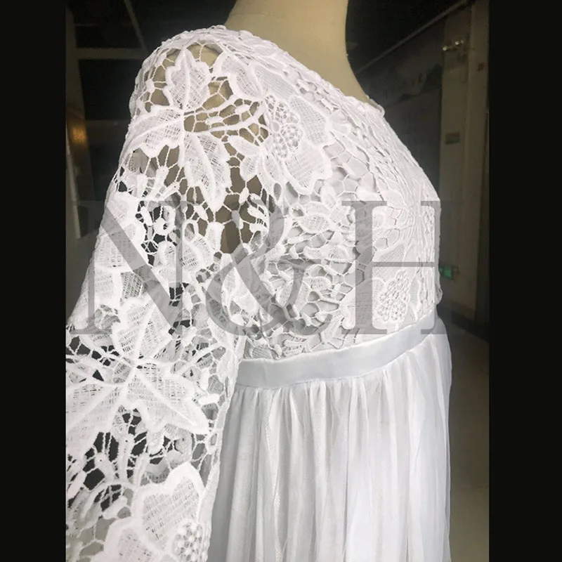 Женское длинное платье с рукавом до локтя розовое элегантное Кружевное Вечернее