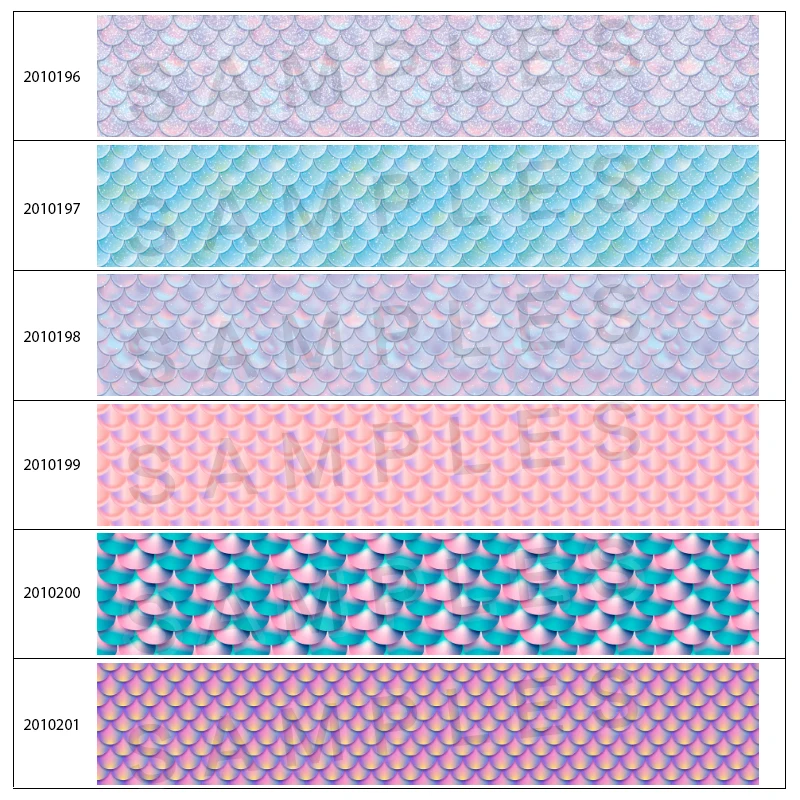 

New Design Fish Scales Character Printed 5 Yards 25mm/38mm/50mm/75mm Grosgrain/Satin Ribbon for Hair Bow Party Decoration