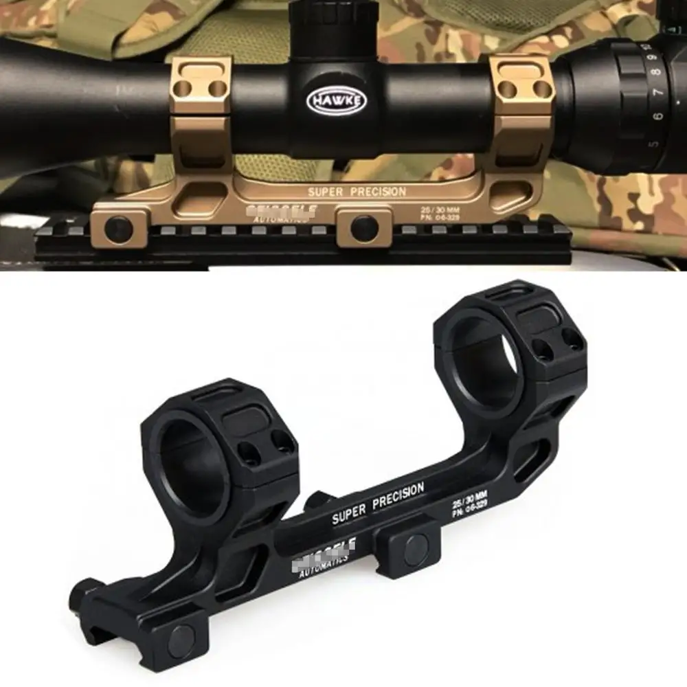 

Tactical GE Automatics AR15 Scope Mount for Optical Sight Mount 25.4mm/30mm Rings Riflescope Mount NO Bubble Level For 20mm Rail