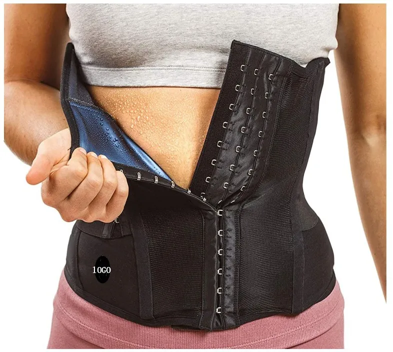

Sweat Waist Trainer Corset Shaper Underbust Hooks Eyes Slimming Cincher Girdle Belts Fish Boned Gorset Tops Workout Waisttrainer