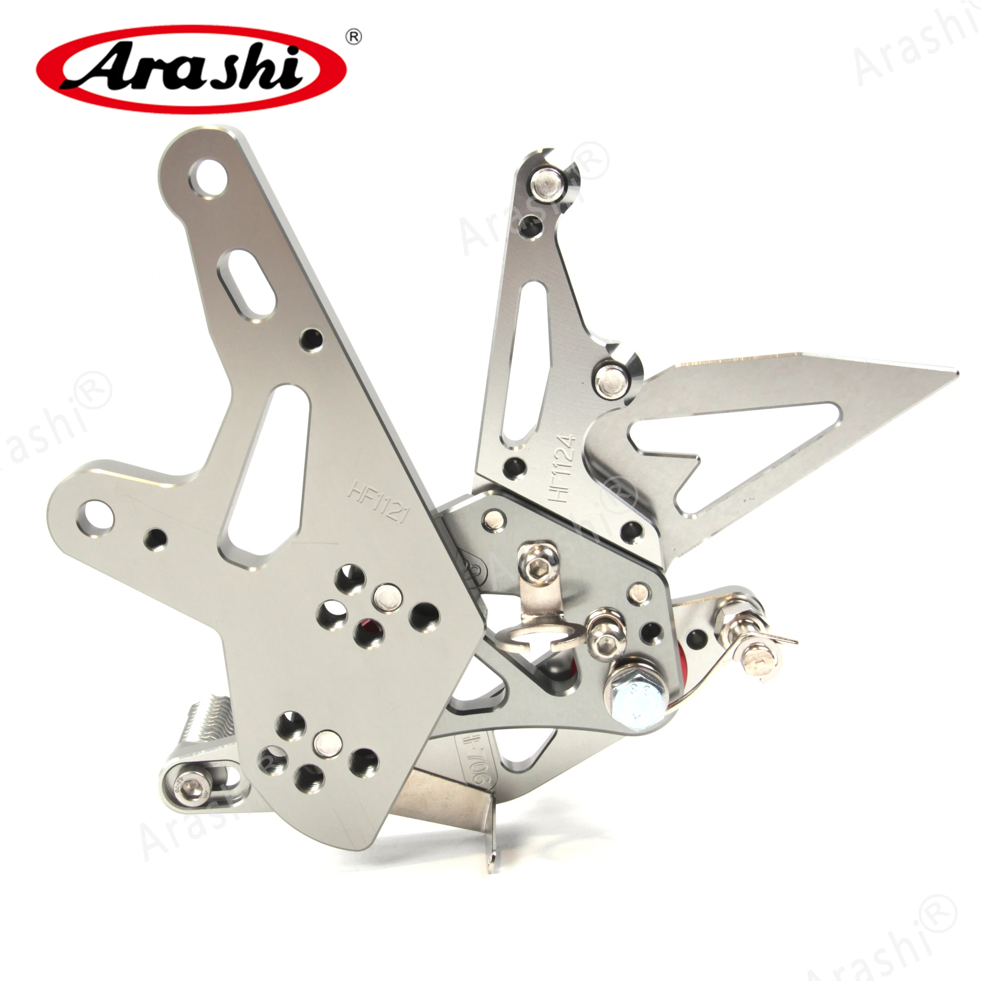 Arashi CNC Регулируемая задняя часть для KAWASAKI Ninja 400 2018 2019 2020 2021 Подножка мотоциклиста