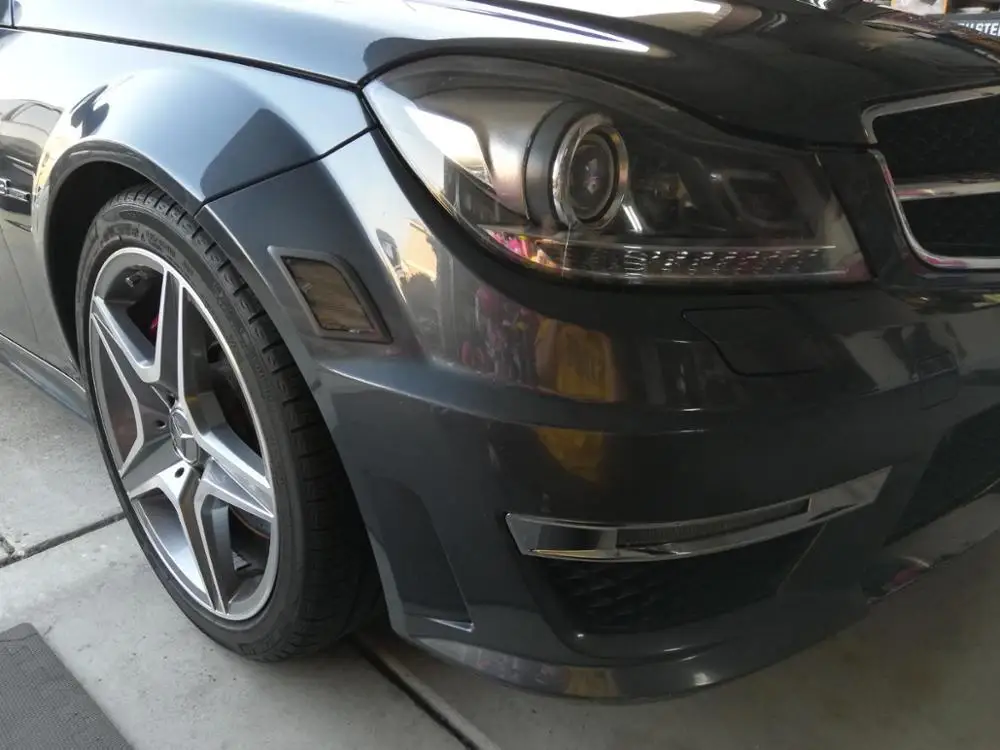 Автомобильный аксессуар для Benz W204 C300 C350 C63 AMG SL65 светодиодный передний Боковой