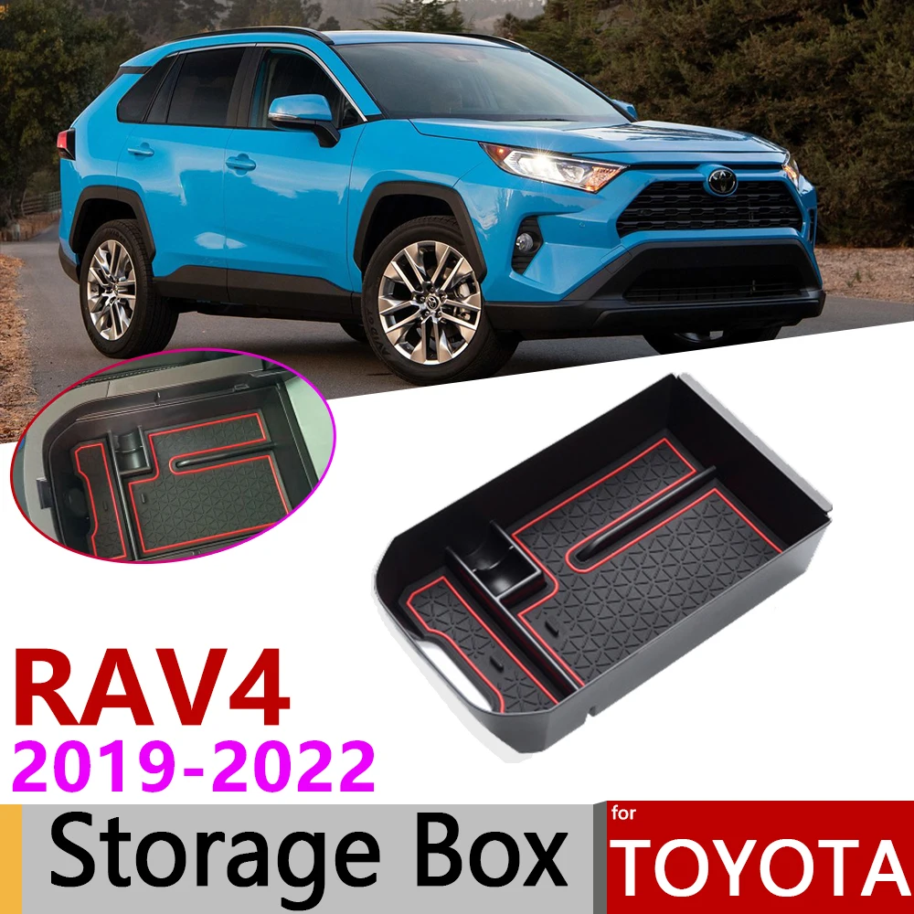 Для Toyota RAV4 RAV 4 MK5 XA50 50 2019 ~ 2022 центральный подлокотник коробка для хранения уборки