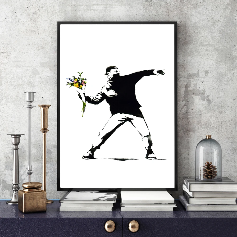 Постеры и печать NOOG Banksy Современная Картина на холсте современный либерлизм