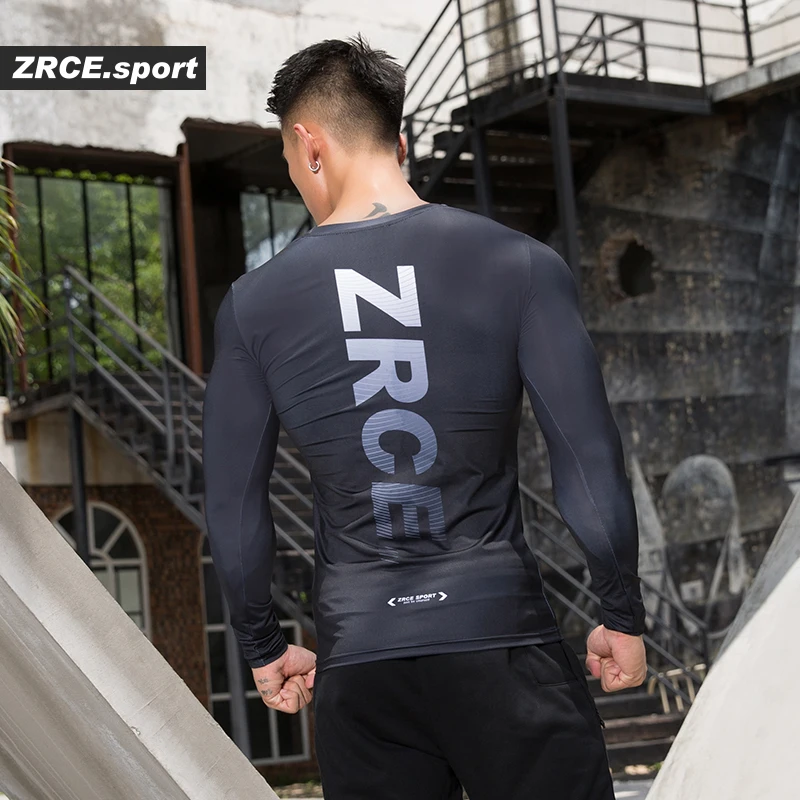 Мужская футболка с длинным рукавом и 3D-принтом градиентная | одежда