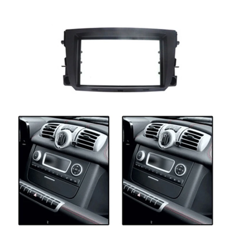 Автомобильная стереомагнитола 2Din панель Fascia рамка для Mercedes Benz Smart Fortwo 2011