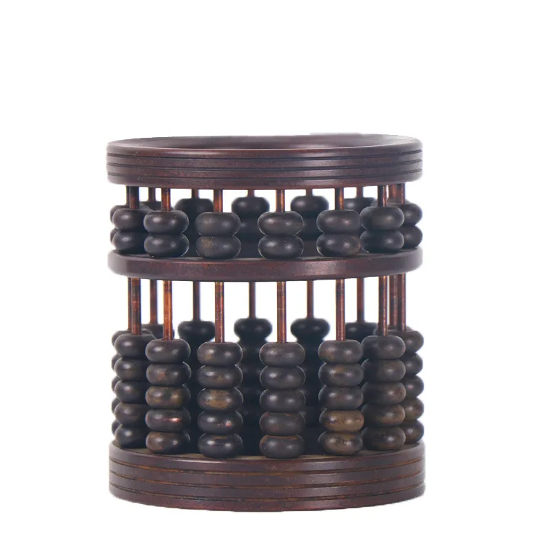 

LAOJUNLU Bronze Pure Copper Abacus Pen Holder Crafts Ornaments Study Home Decorations
