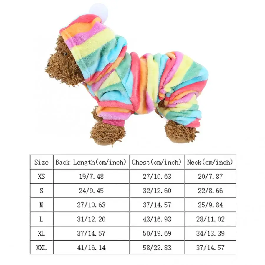 Костюм для животных осень зима домашних с капюшоном принтами персонажей из