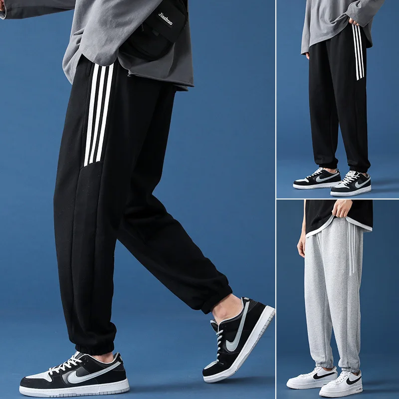 

2021 Men's Pants Sportswear Summer Thin Loose Trend Breathable Casual Capris