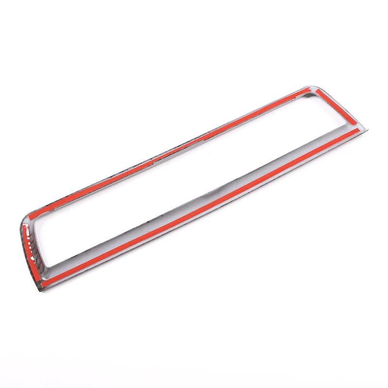 Углеродное волокно стиль ABS хромированная консоль кондиционер вентиляционная