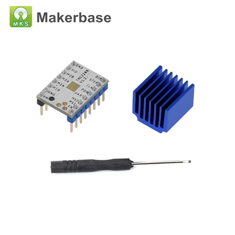 Высокое качество 3d принтер части MKS TMC2208 шаговый двигатель драйвер StepStick