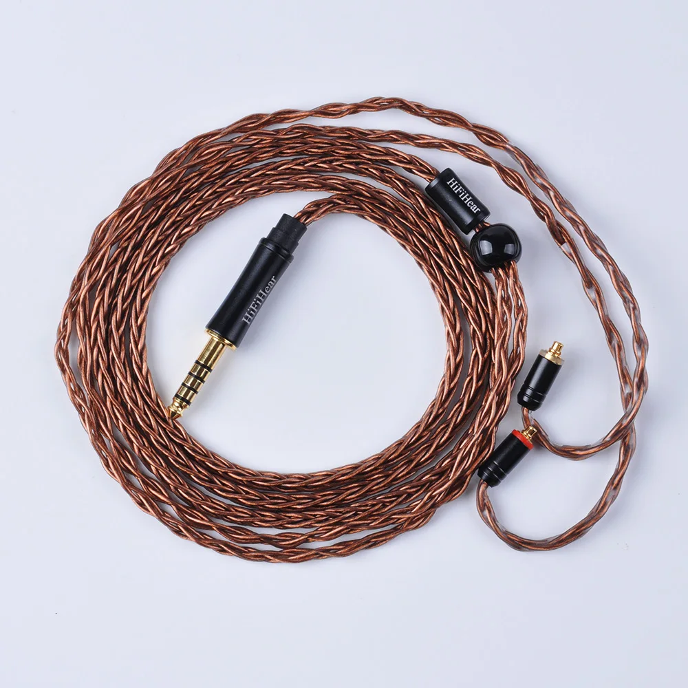 AK HiFiHear 8 Core посеребренный Модернизированный кабель 2,5/3,5 мм сбалансированный кабель с MMCX/2pin разъем для ZS10 Pro TRN X6