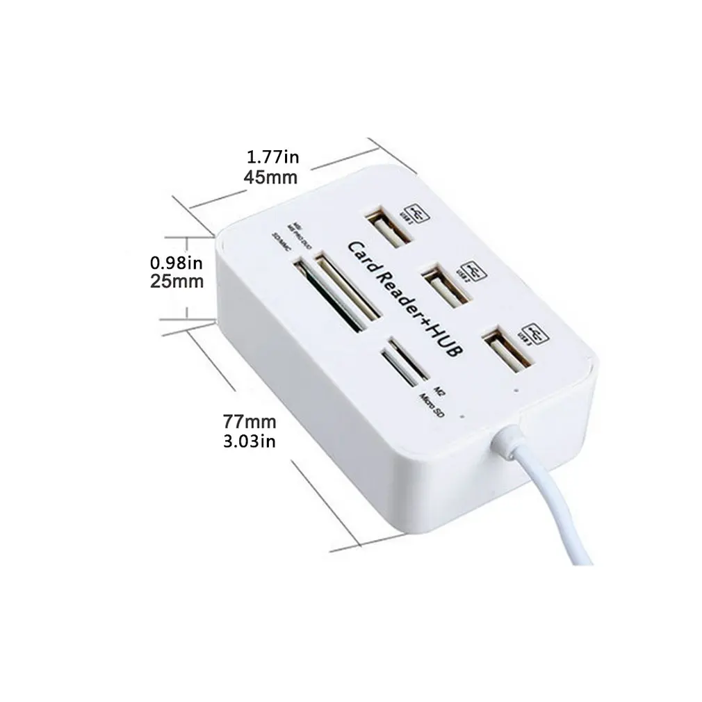 

USB HUB 3.0 Multi USB 3.0 HUB Splitter Card Reader Universal 3 Port USB HUB 4 port High Speed External Memory Card Readers