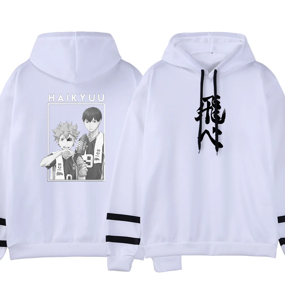 

Hoody Hinata And Kageyama Haikyuu Hot Anime Male Hoodie Harajuku Korean Men Hooded Sweatshirt Fashion Brand Casual Man Hoodies