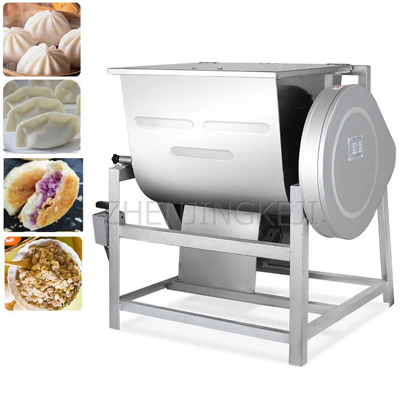 

220V/380V Electric Dough Mixer Machine Kneading Maker Machine Mixing, Stirring Automatic Food Processor 1100W Commercial Restaur
