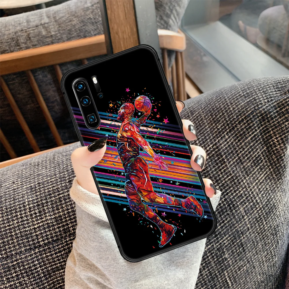

LeBron James Basketball 23 Phone Case For Huawei P Mate 10 20 30 40 Lite Pro smart Z 2019 nova 5t black Etui Pretty Bumper Trend