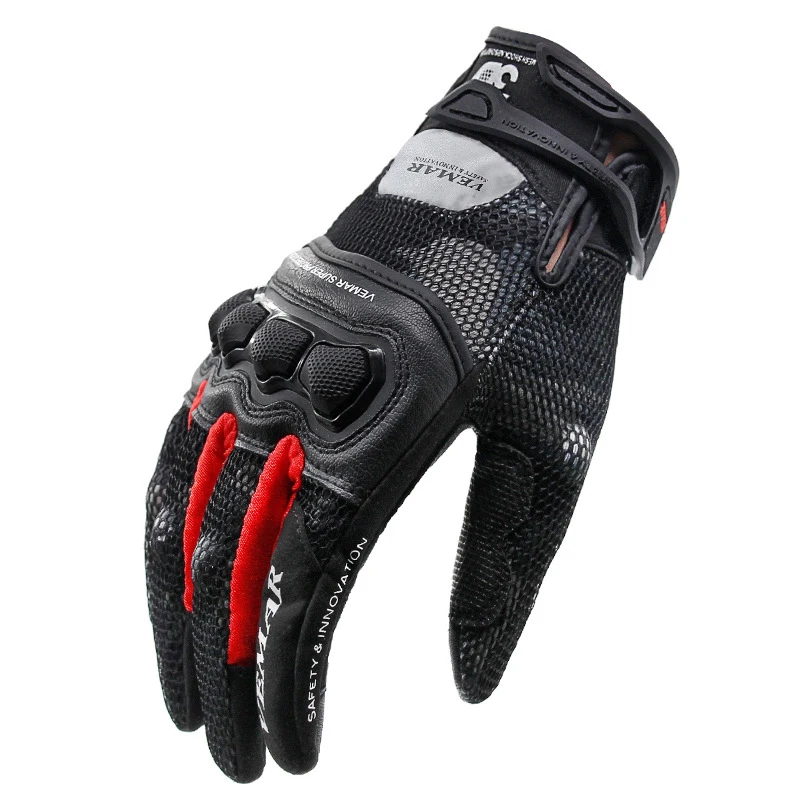 

Full finger summer style men outdoor motorcycle gloves with Mobile Phone Touchscreen 1203-13