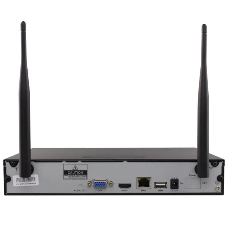 Система безопасности TZT 4 канала с Wi-Fi беспроводной сетевой видеорегистратор