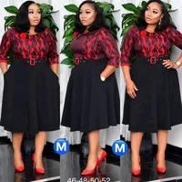 2021 patchwork pleated african clothes plus size africa clothing christmas robe african print dresses for women dress