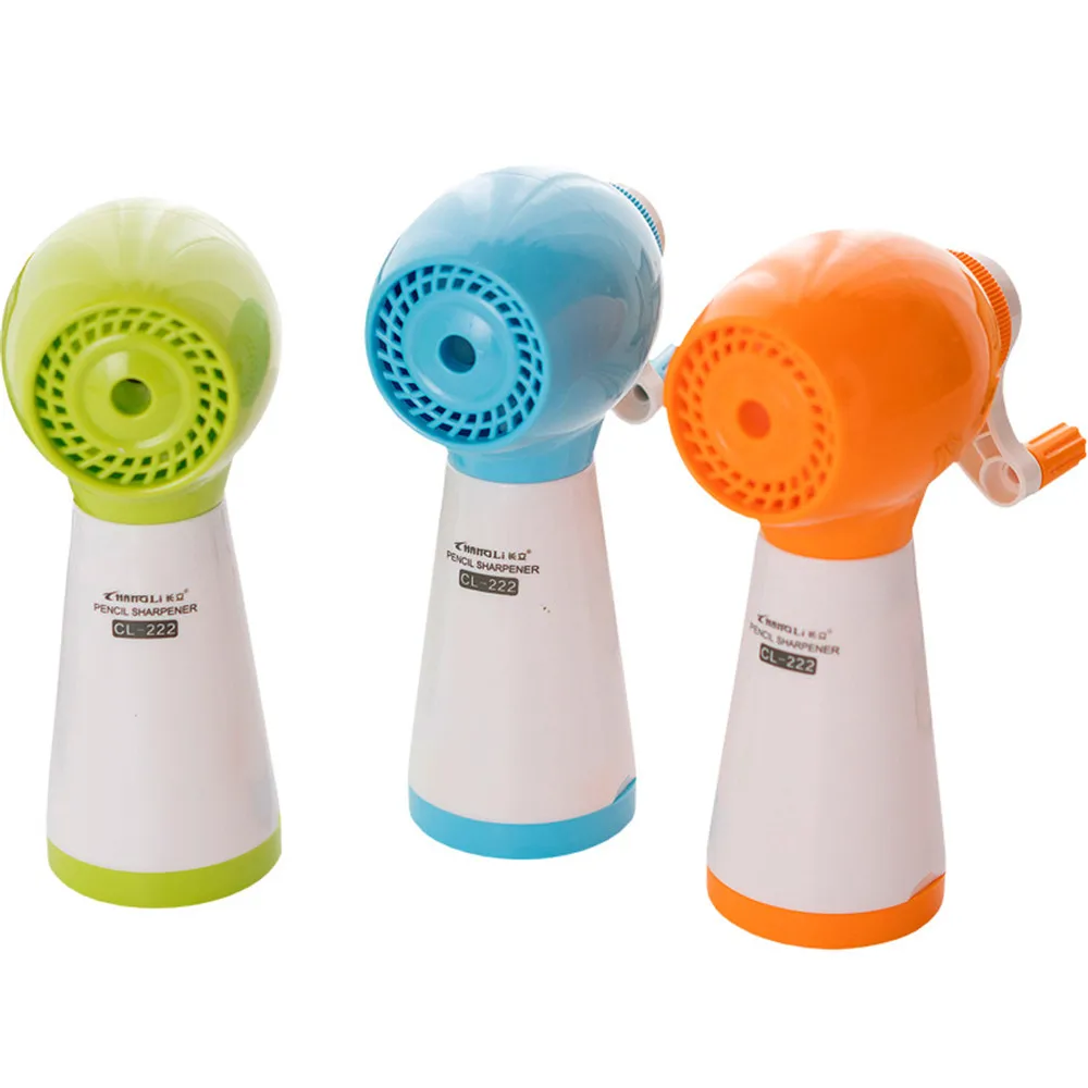 Pencil Sharpener Automatic Hand Crank Lead Cute Art Sharpeners Adjust Cutter Office School Stationery Items | Канцтовары для офиса