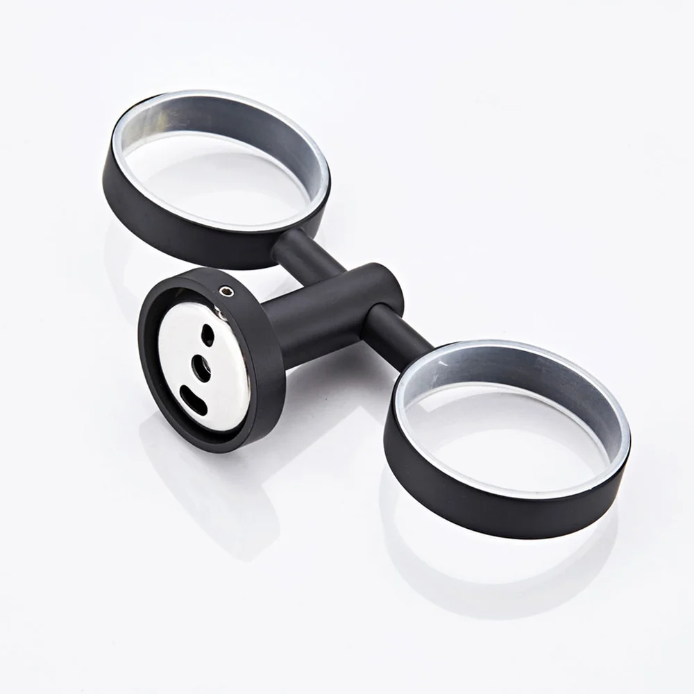 

1 Set Copper Practical Wall Mounted Modern Storage Rack Cup Holder for Home