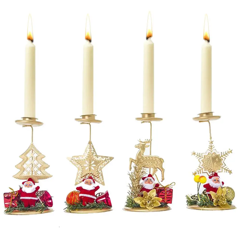 Рождественская серия подсвечник для стола вечерние Новогодние рождественские